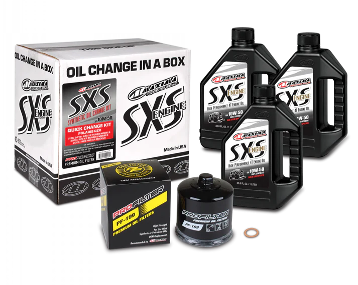 Maxima Racing Oil Polaris RZR Turbo - Oil Change Kit