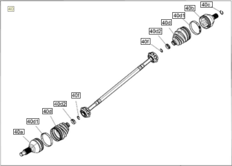 Can-Am OEM X3 Performance CV Axle - Front - 64"