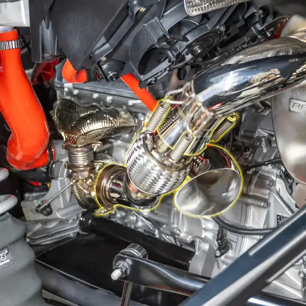 RPM Maverick R Side Exit Down Pipe