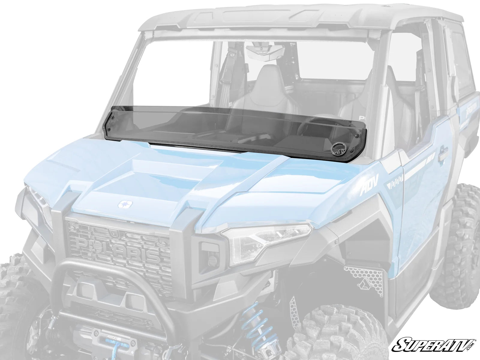 Polaris Xpedition Half Windshield by Super ATV