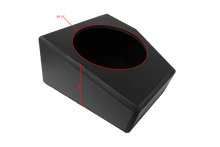 Dirt Monkey 10" sub box can-am x3 measurements Can-Am X3 Up-Fire Sub Box Enclosure Front Passenger Side 10" 