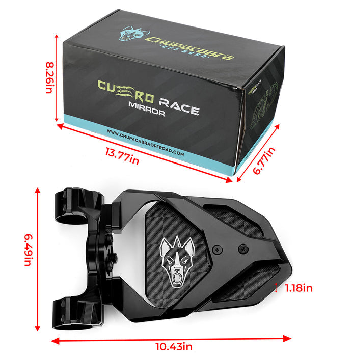 Chupacabra Offroad Cuero Race UTV Side Mirror Set