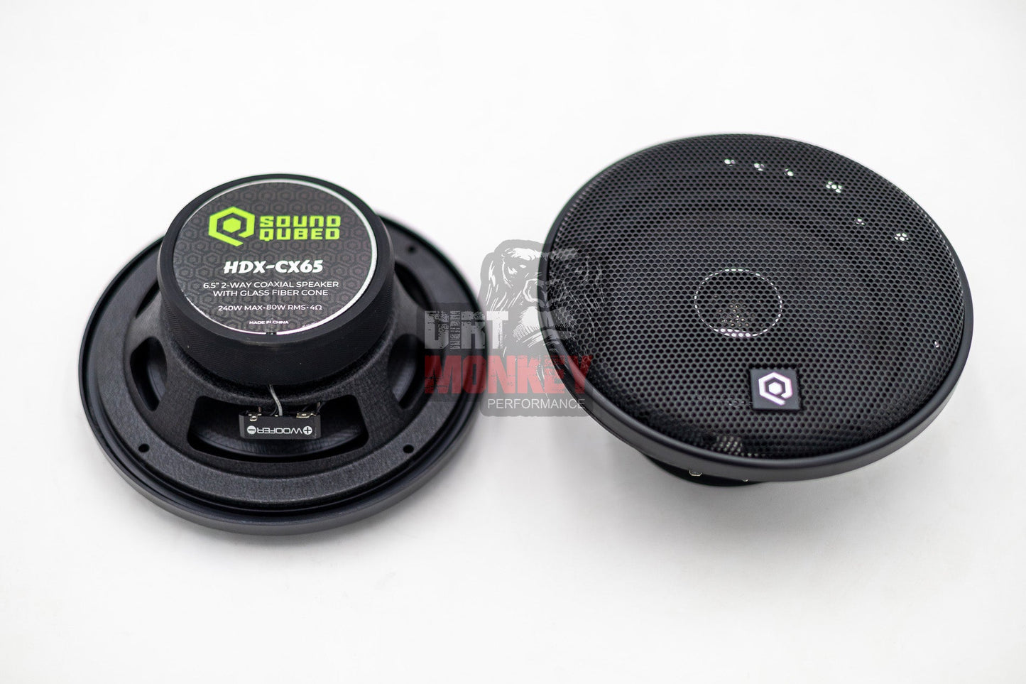 SoundQubed HDX Series 6.5" Coaxial 2-way Speakers - Pair