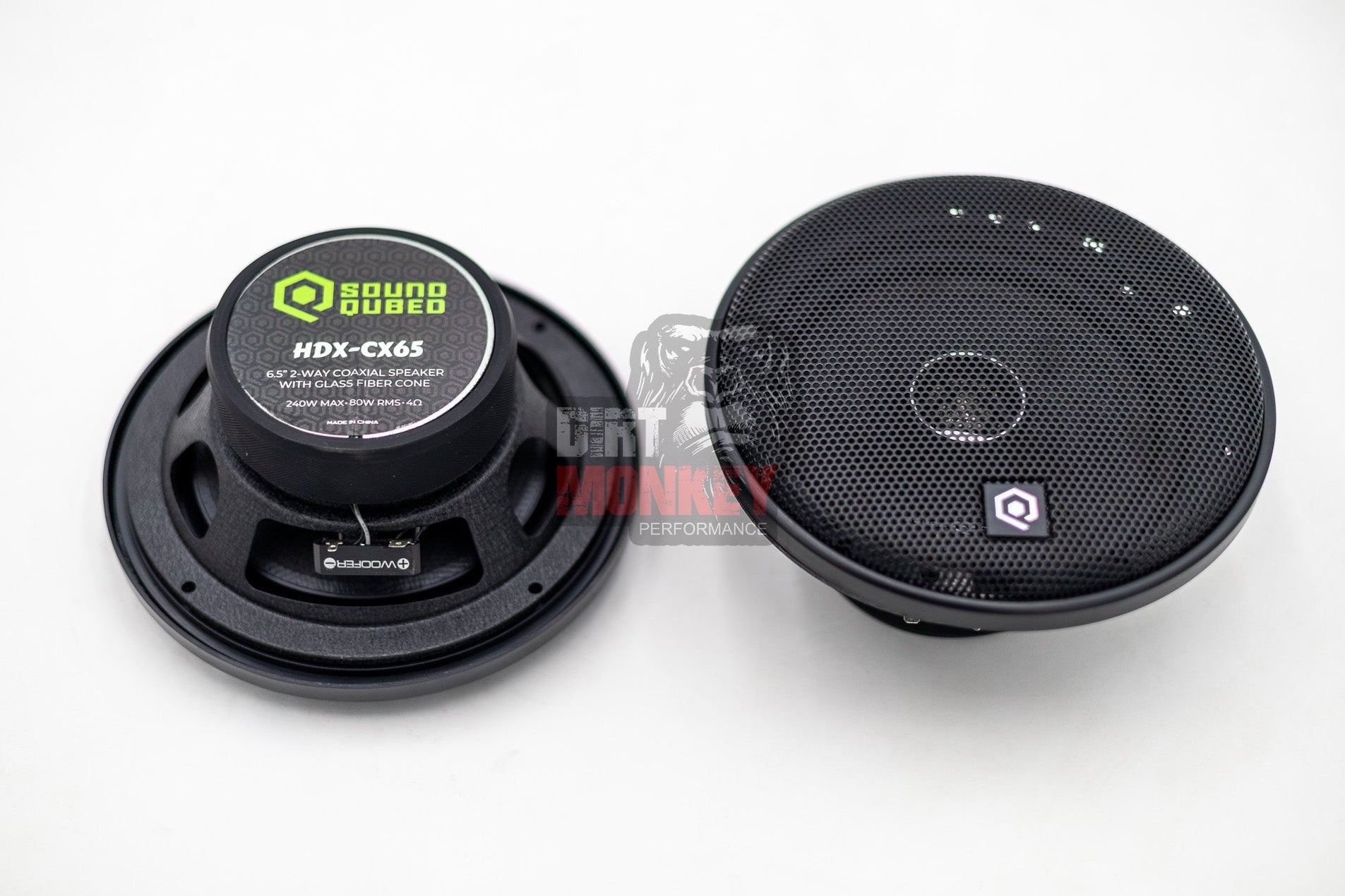 SoundQubed HDX Series 6.5" Coaxial 2-way Speakers - Pair
