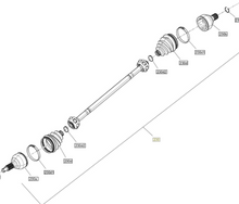 Can-Am OEM X3 Performance CV Axle - Rear - 72"