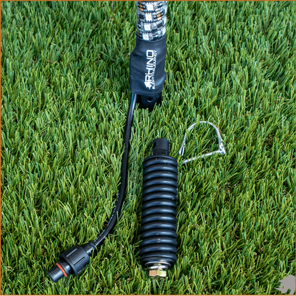 rhino whip light from dirt monkey spring close up 