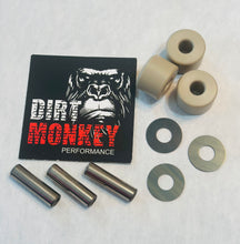 Load image into Gallery viewer, close-up of CAN-AM X3 secondary clutch rollers full assembly kit with washers and pins, featuring three durable rollers designed to reduce friction and enhance the performance of the clutch system. The rollers are precision-engineered for off-road utv sxs vehicles, ensuring smoothe engagement and improved transmission efficiency. 