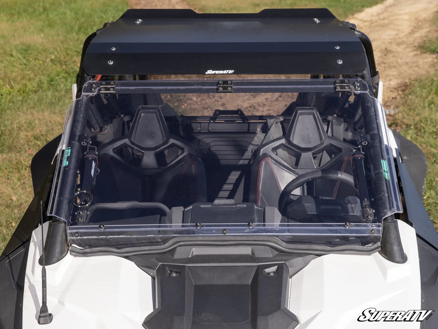 Polaris RZR Turbo R MaxDrive Power Flip Windshield