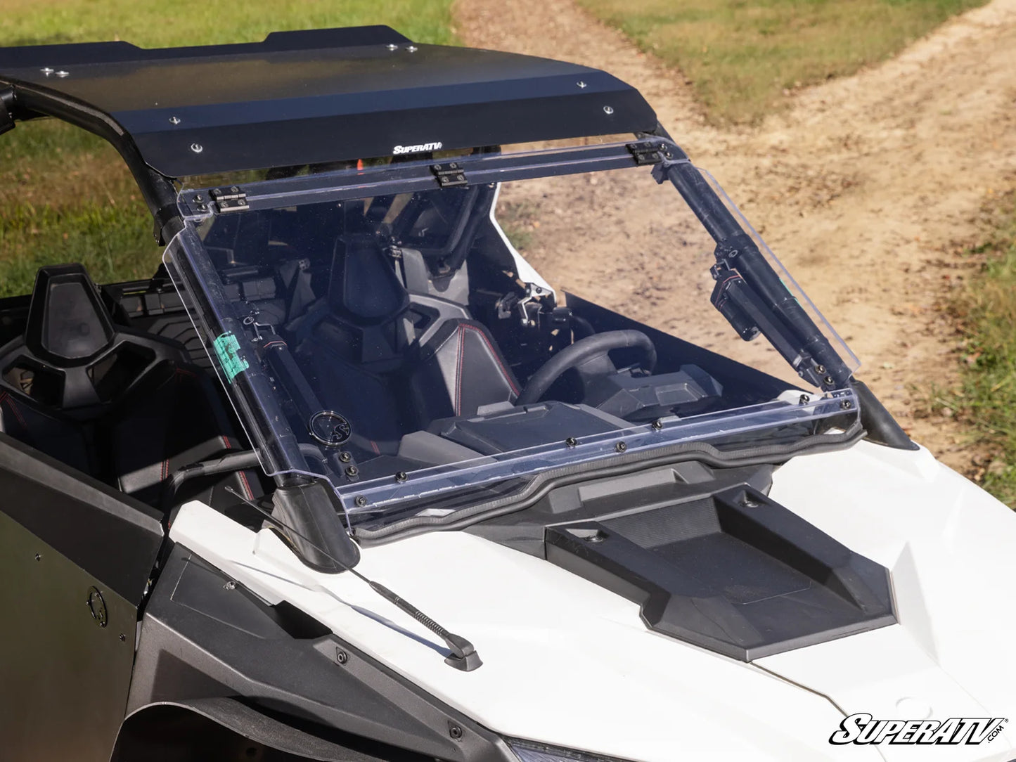 Polaris RZR Turbo R MaxDrive Power Flip Windshield