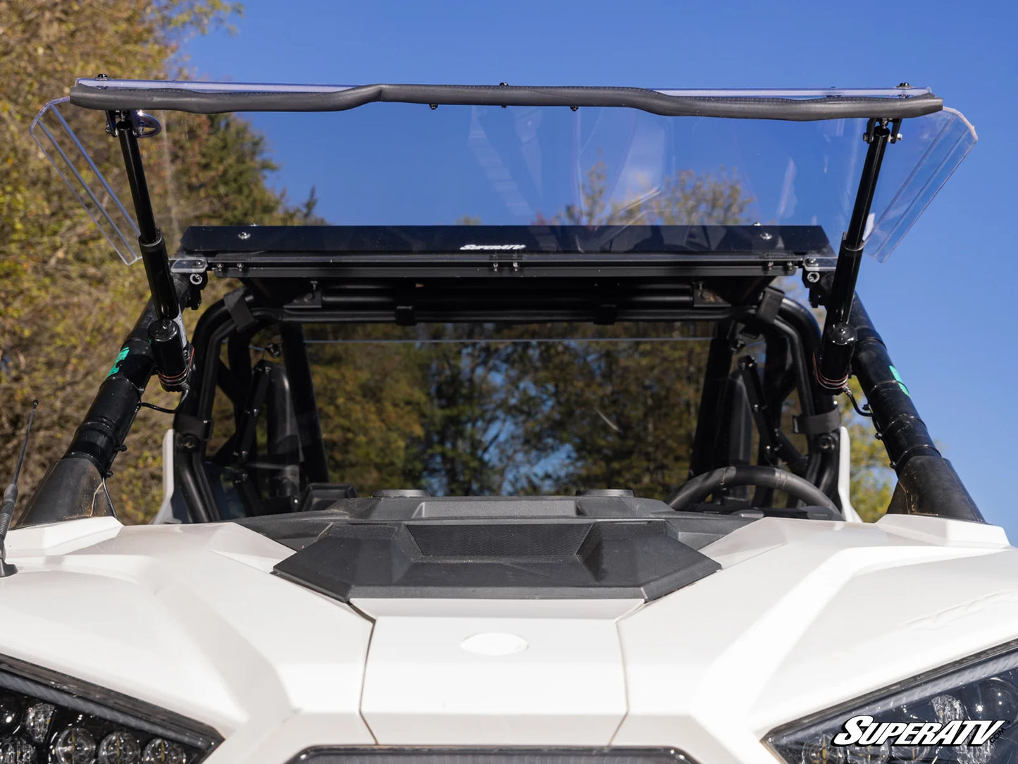 Polaris RZR Turbo R MaxDrive Power Flip Windshield