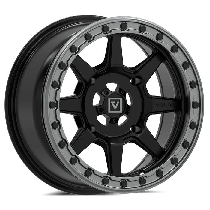 Valor V13 Beadlock UTV Wheel Satin Black