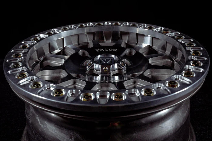 Valor V09 Beadlock UTV Wheel Raw Machined