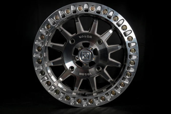 Valor V09 Beadlock UTV Wheel Raw Machined
