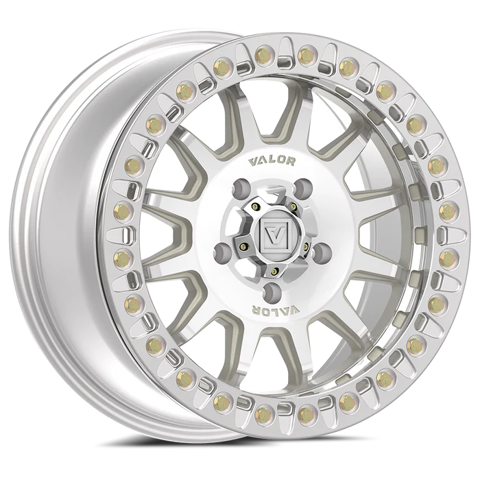 Valor V09 Beadlock UTV Wheel Raw Machined