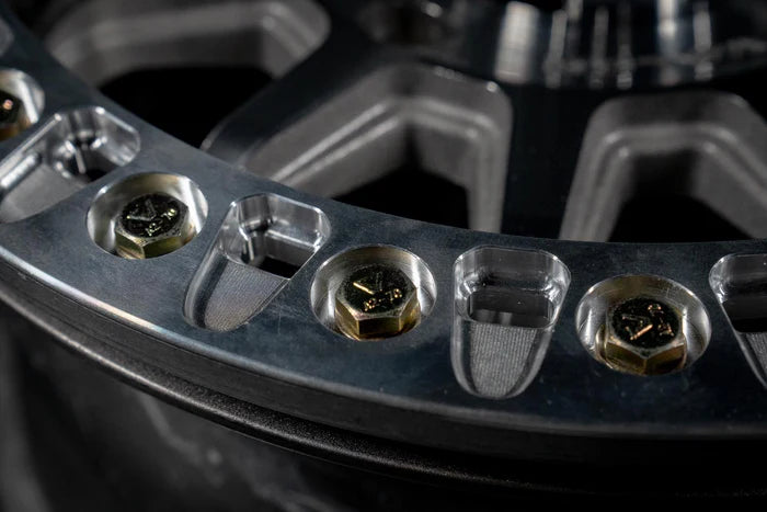 Valor V09 Beadlock UTV Wheel Raw Machined