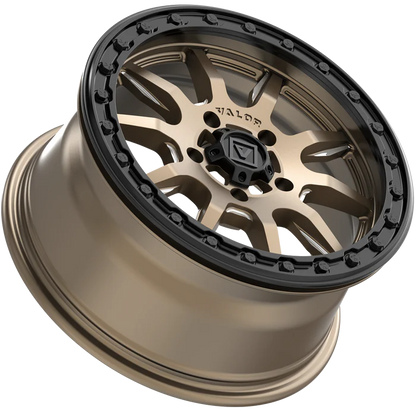 Valor V15 Beadlock UTV Wheel Beadlock Satin Bronze