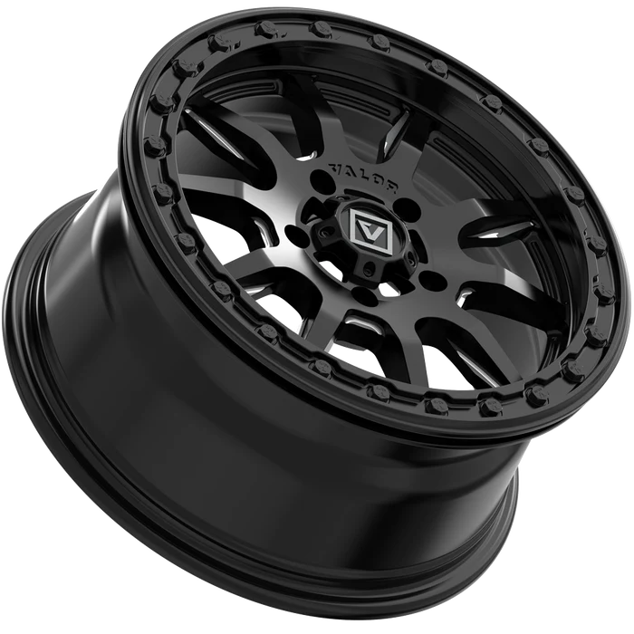 Valor V15 Beadlock UTV Wheel Satin Black