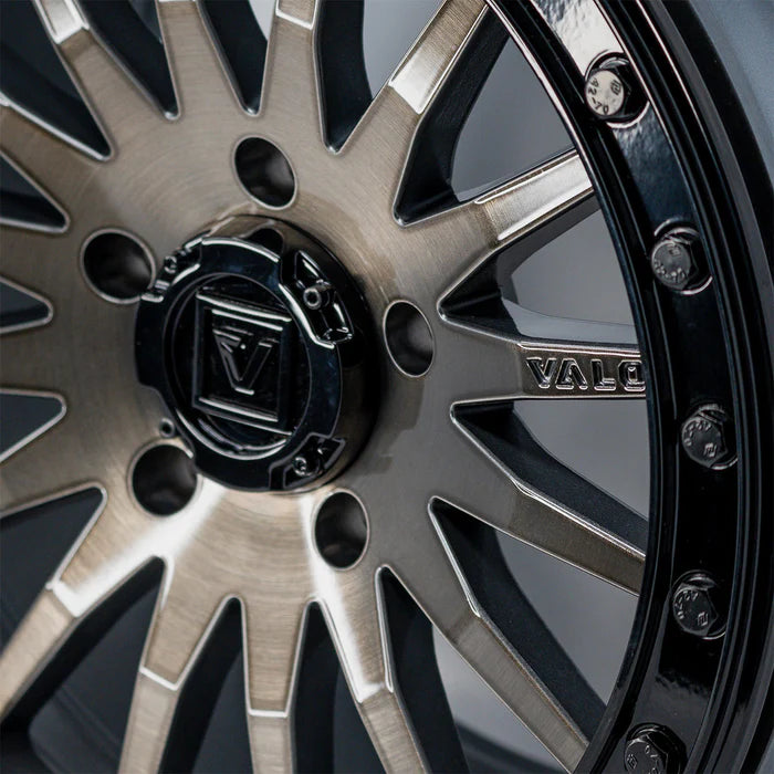 Valor V06 Beadlock UTV Wheel Brushed Gunmetal