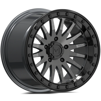 Valor V06 Beadlock UTV Wheel Brushed Gunmetal