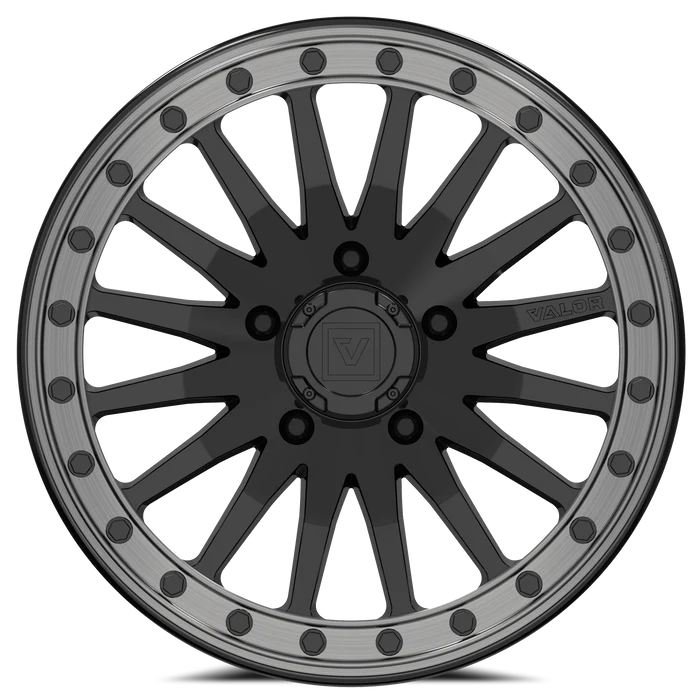Valor V06 Beadlock UTV Wheel Gloss Black