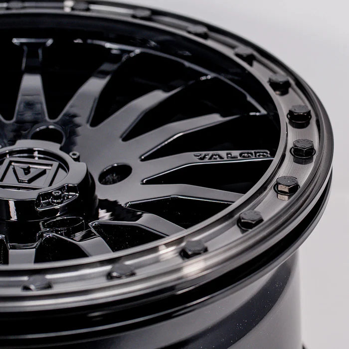 Valor V06 Beadlock UTV Wheel Gloss Black