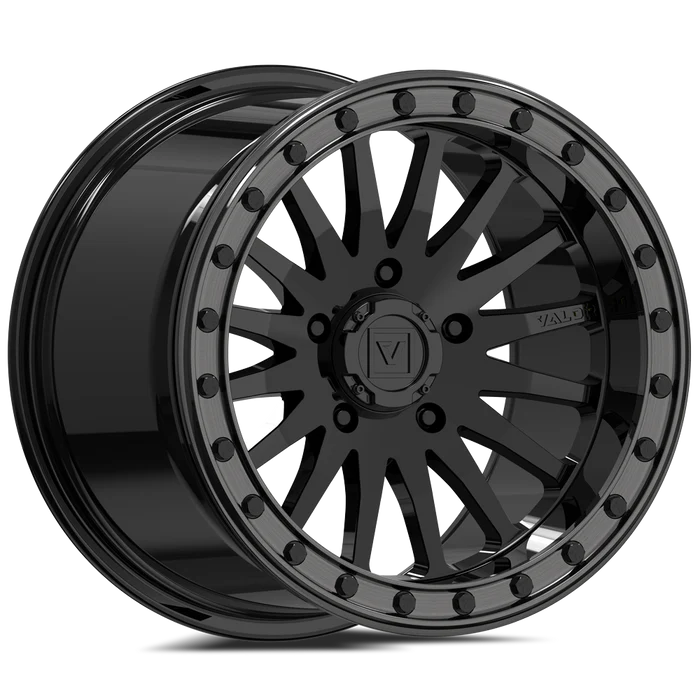 Valor V06 Beadlock UTV Wheel Gloss Black