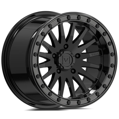 Valor V06 Beadlock UTV Wheel Gloss Black