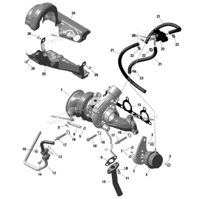 BRP '17-'19 Turbocharger Components | Can-Am X3