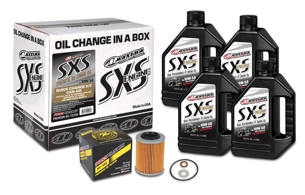 Can-Am Maverick X3 SXS Maxima Full Synthetic Oil Change Kit|Dirt Monkey Performance